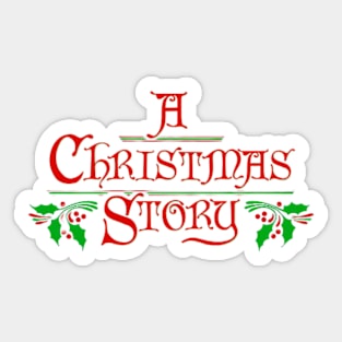a christmas story Sticker